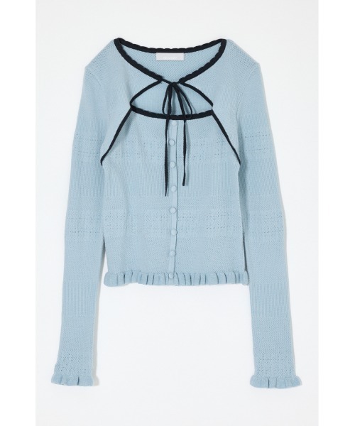 MOUSSY（マウジー） ニット セーター 「26年SS新作」BOW DESIGN