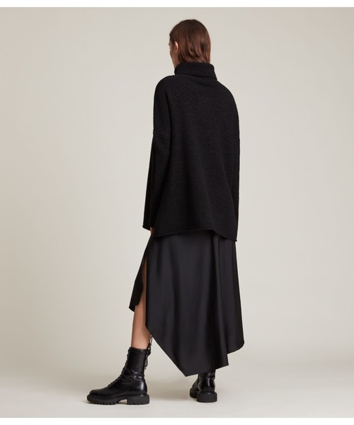 「ALLSAINTS」 コンビワンピース S ブラック レディース_画像6