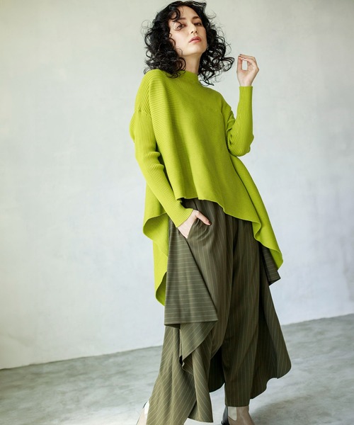 「OSMOSIS」 長袖ニット ONE SIZE ブルー レディース_画像9