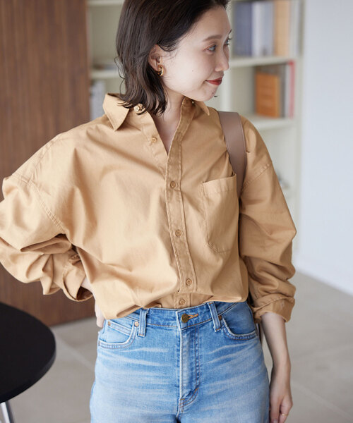 「SLOBE IENA」 長袖シャツ FREE ベージュ レディースの画像