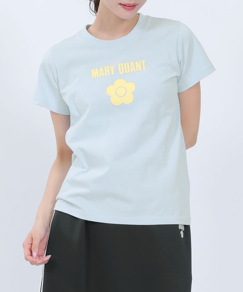 新品タグ付き マリークヮント Tシャツ MARY QUANT（マリークヮント） tシャツ マリークワント ベーシックロゴ