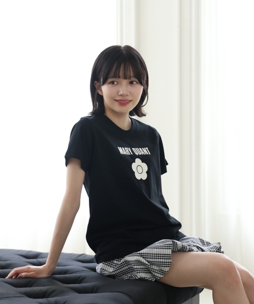 新品タグ付き マリークヮント Tシャツ MARY QUANT（マリークヮント） tシャツ マリークワント ベーシックロゴ