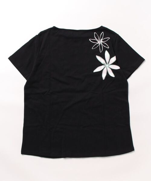 「Maunaloa」 半袖Tシャツ M ブラック レディース_画像2