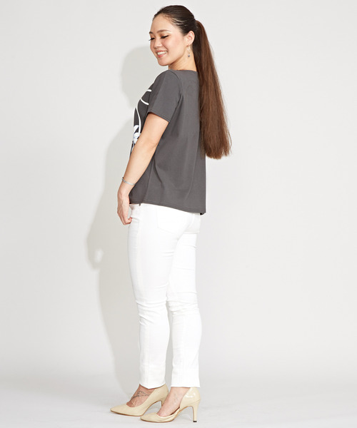 「Maunaloa」 半袖Tシャツ M ブラック レディース_画像7