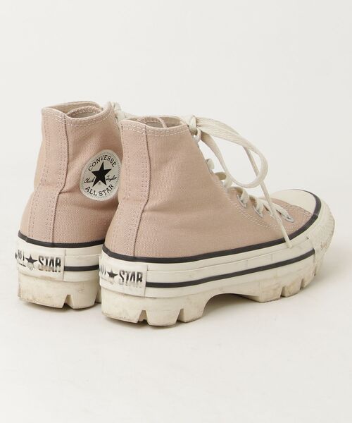 「CONVERSE ALL STAR」 ハイカットスニーカー 3 ベージュ メンズ_画像2