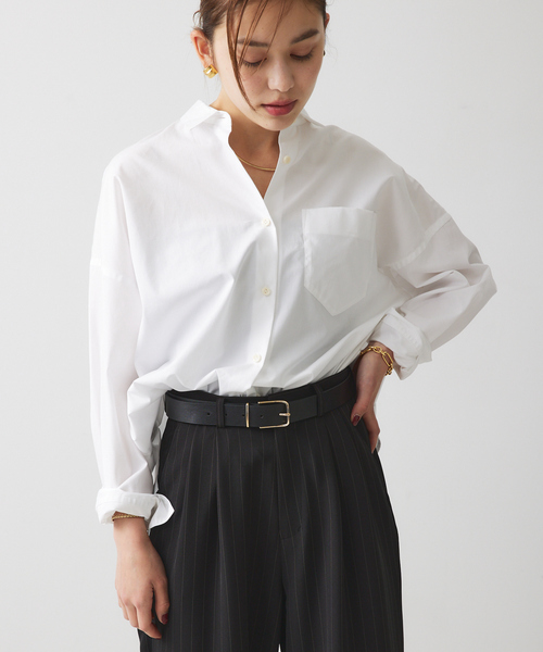 「Rouge vif」 長袖シャツ フリー パープル レディース_画像5