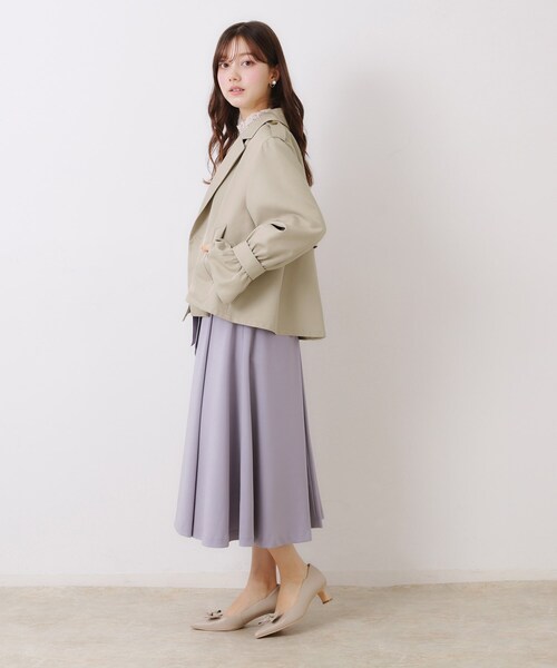 「couture brooch」 トレンチコート 38 ベージュ レディース_画像3