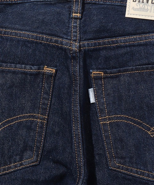 「SILVER TAB」 デニムパンツ 25inch ダークインディゴブルー レディース_画像7