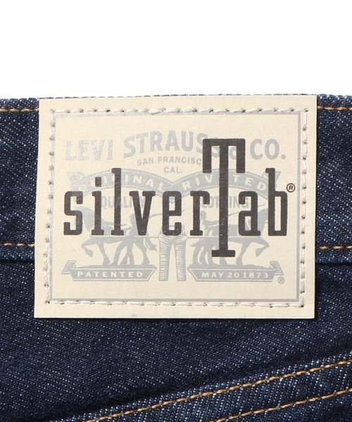 「SILVER TAB」 デニムパンツ 25inch ダークインディゴブルー レディース_画像9