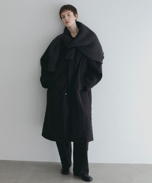 anuke（アンヌーク） ステンカラーコート コート Padded Soutiencollar