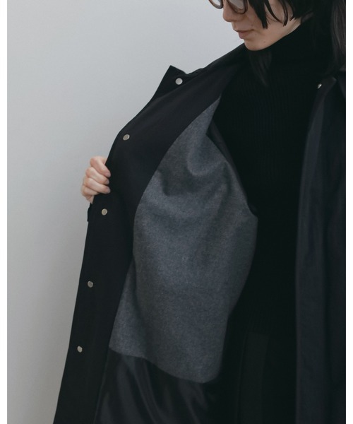 anuke（アンヌーク） ステンカラーコート コート Padded Soutiencollar