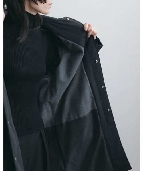 anuke（アンヌーク） ステンカラーコート コート Padded Soutiencollar