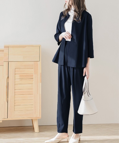 「La-gemme」 セットアップ M ネイビー レディース_画像6