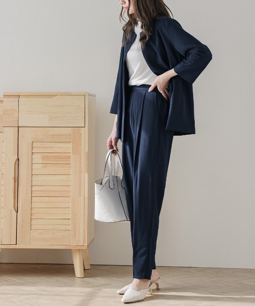 「La-gemme」 セットアップ M ネイビー レディース_画像9