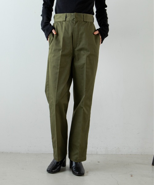 パンツ チノパン センタープレスハイウエストワークパンツ|ZOZOTOWN |02