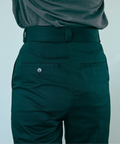 パンツ チノパン センタープレスハイウエストワークパンツ|ZOZOTOWN |19