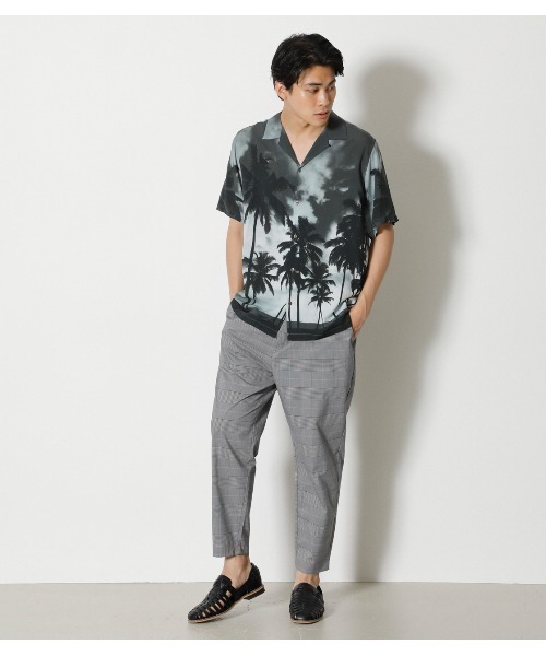 AZUL BY MOUSSY シャツ PALM TREE ALOHA SHIRT/ パームツリー