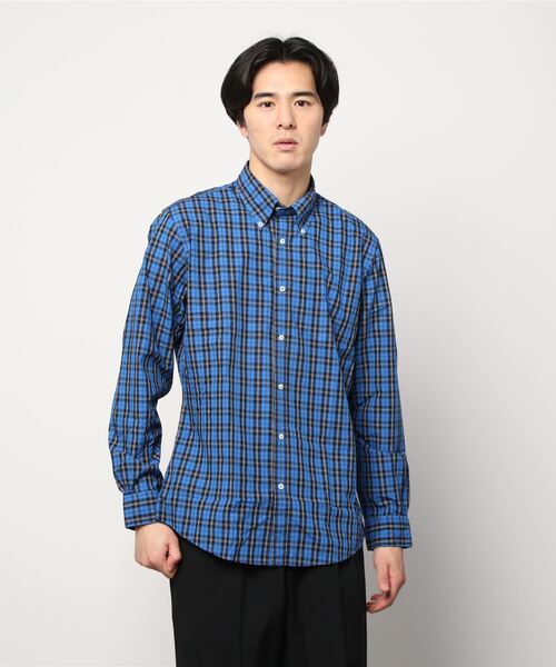 サイズガイ シャツ Regent Fit ZOZOTOWN PayPayモール店 - 通販 - PayPayモール ブラウス GF コットン ブロード タータンチェック カジュアルシャツ ╖ゴールデン