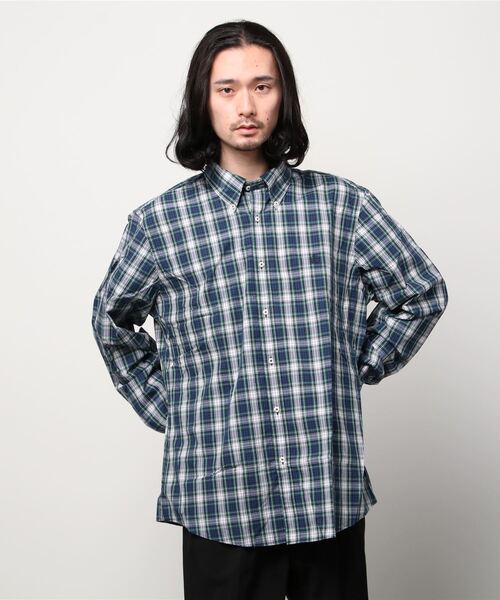 サイズガイ シャツ Regent Fit ZOZOTOWN PayPayモール店 - 通販 - PayPayモール ブラウス GF コットン ブロード タータンチェック カジュアルシャツ ╖ゴールデン