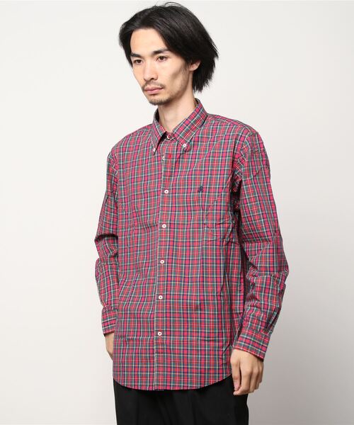 サイズガイ シャツ Regent Fit ZOZOTOWN PayPayモール店 - 通販 - PayPayモール ブラウス GF コットン ブロード タータンチェック カジュアルシャツ ╖ゴールデン