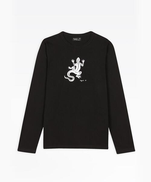 agnes b.（アニエスベー） tシャツ メンズ アイコニック プリント