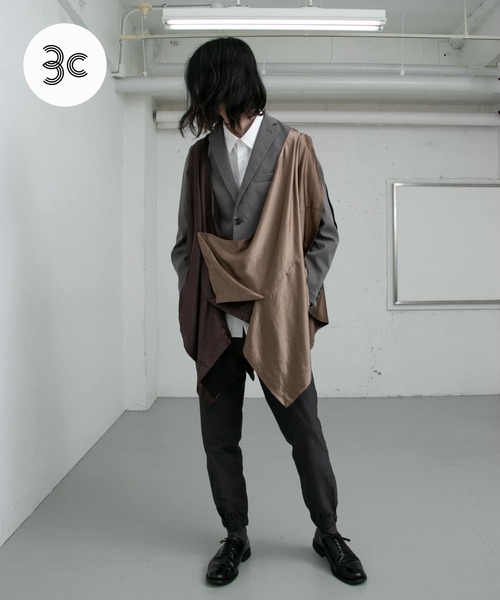 ベスト ジレ ザ グッドランド マーケット　Kris-multiway satin vest レディース