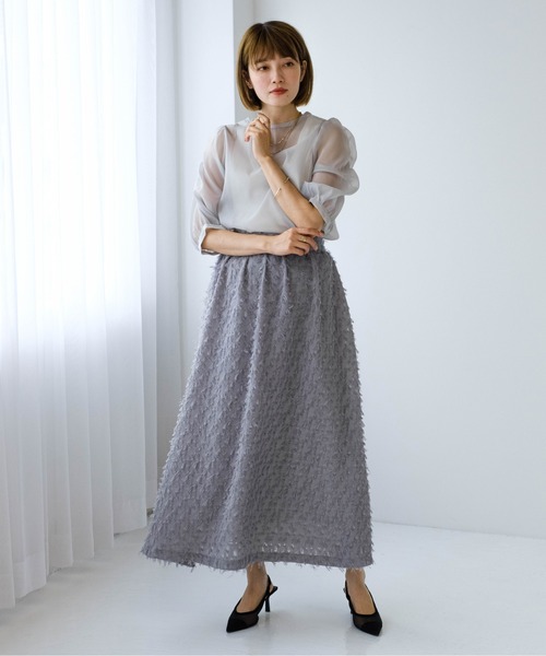 ロング スカート シアージャガードフレアスカート : ZOZOTOWN Yahoo!店