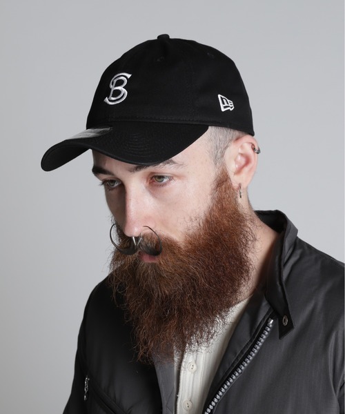 Schott × NEWERA 7 1/2 ベースボールキャップ 黒 LEATHER B.B CAP/レザー ベースボールキャップ | Schott