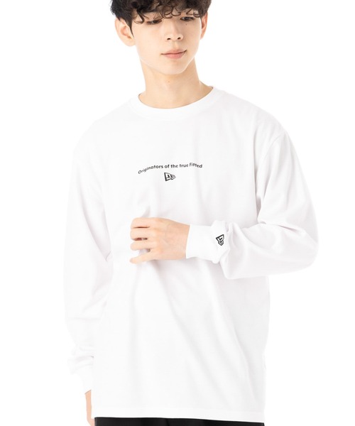 新品　NEW ERA COOLERA Lサイズ ホワイトシャツ NEW ERA（ニューエラ） tシャツ 長袖Tシャツ COOLERA メンズ