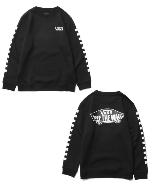 VANS（ヴァンズ） vans tシャツ EXPOSITION CHECK CREW ロンT キッズ 