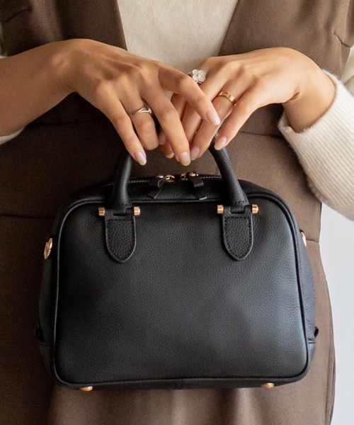 VitaFelice（ヴィータフェリーチェ） トートバッグ 本革2wayスクエア