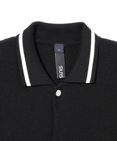 SILAS（サイラス） カーディガン STRIPED KNIT SHIRT メンズ