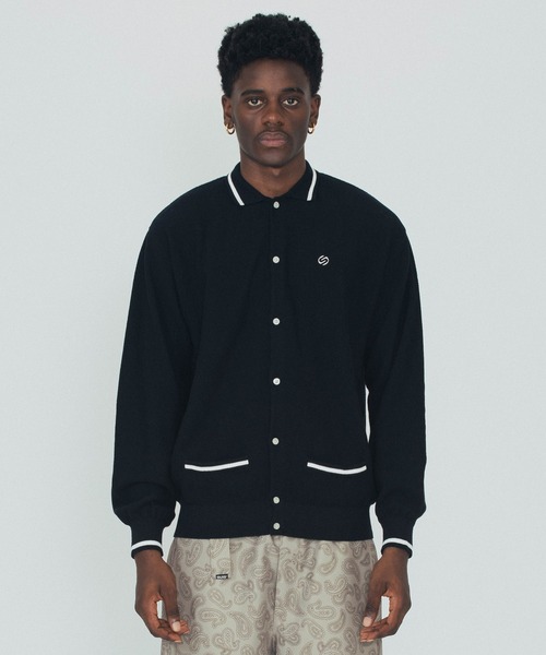 SILASサイラス ニット カーディガン SILAS カーディガン ニット サイラス PLAID CARDIGAN メンズ