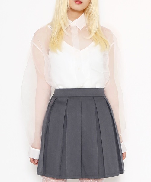 PUNYUS（プニュズ） スカート ボックスプリーツミニスカート