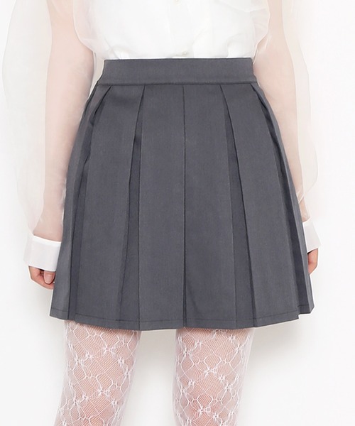 PUNYUS スカート ボックスプリーツミニスカート : ZOZOTOWN