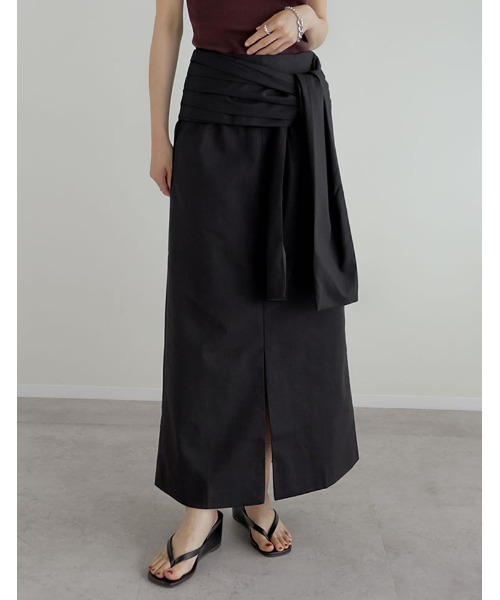 310企画スウェットナロースカートブラック　❀S＆Hattan＆Rontan❀様 マシュマロ裏毛スウェット・ナロースカート/DoCLASSE