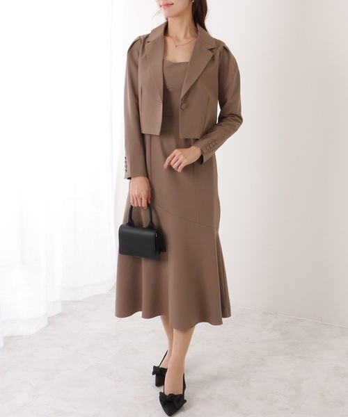 Lace Ladies セットアップ ショートジャケット付き ロング