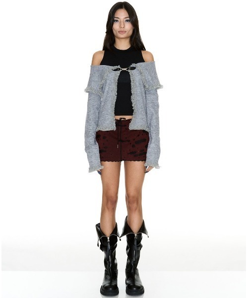 カーディガン 「SETSETSET」TOT OFF-SHOULDER CARDIGAN レディース SETSETSET カーディガン 「SETSETSET」TOT OFF-SHOULDER