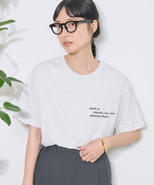 tシャツ 刺繍Tシャツ レディース FREAK'S STORE tシャツ 刺繍 ロゴハートTシャツ レディース