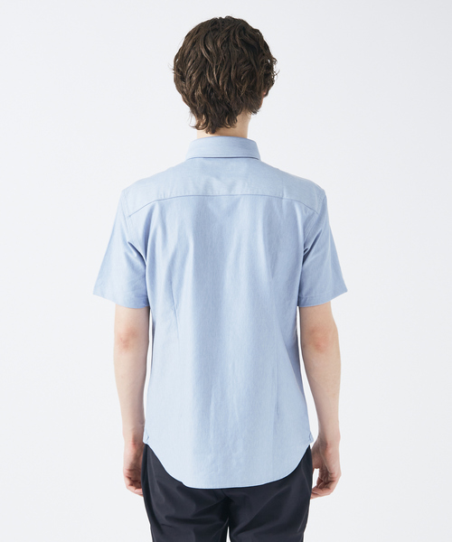 ABAHOUSE（アバハウス） シャツ 「FLEX」36Gモックロディ「半袖シャツ