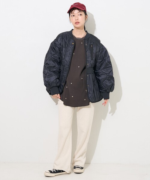 FREAK'S STORE コート アウター リメイク風 ヴィンテージ 加工