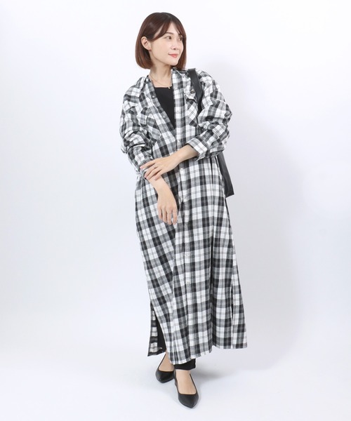 Lee（リー） シャツワンピース MAXI WESTERN DRESS/デニム・チェック