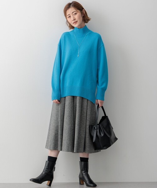 23区 シルクネップヘリンボーン ガウチョ パンツ 23区 パンツ シルクネップヘリンボーン ガウチョ レディース