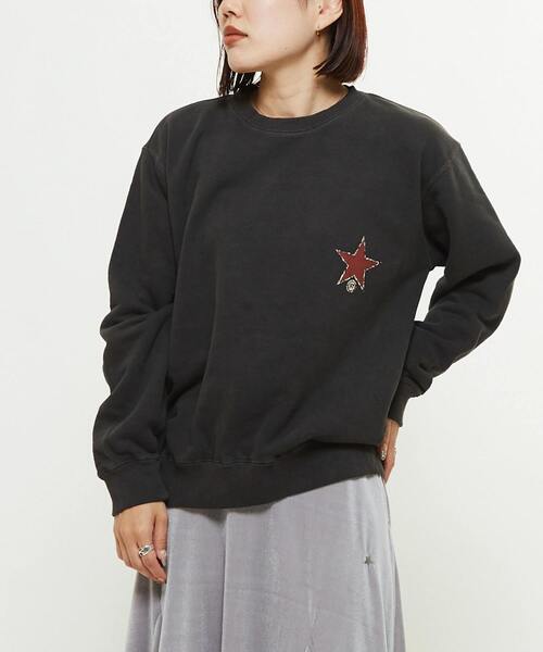 CONVERSE TOKYO トレーナー スウェット PIGMENT DYE BACK PRINT
