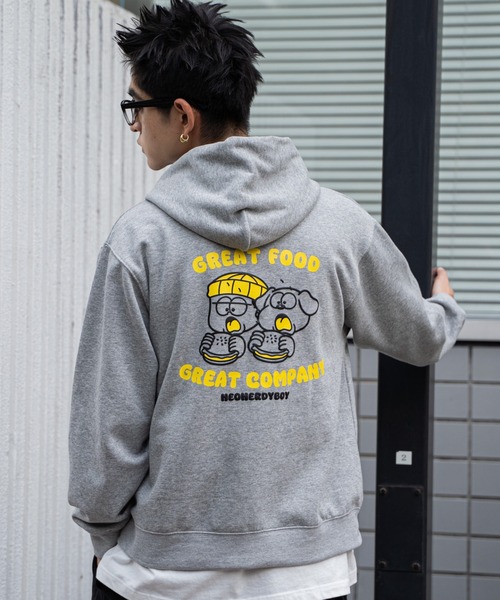 WEGO パーカー WEGO/リラックスフィットTHEBOYグラフィック
