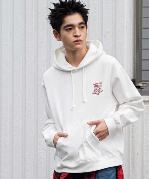 WEGO パーカー WEGO/リラックスフィットTHEBOYグラフィック