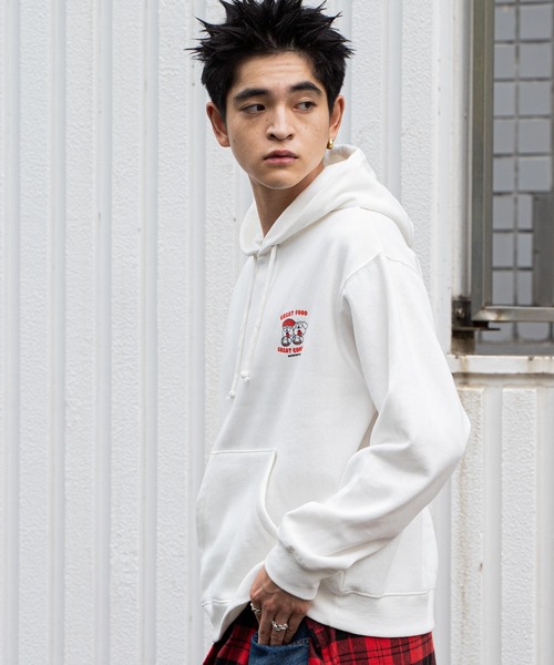WEGO パーカー WEGO/リラックスフィットTHEBOYグラフィック