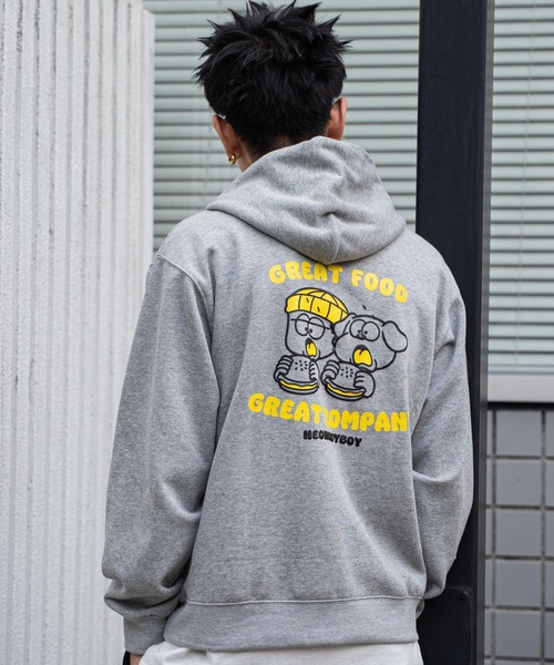 WEGO パーカー WEGO/リラックスフィットTHEBOYグラフィック