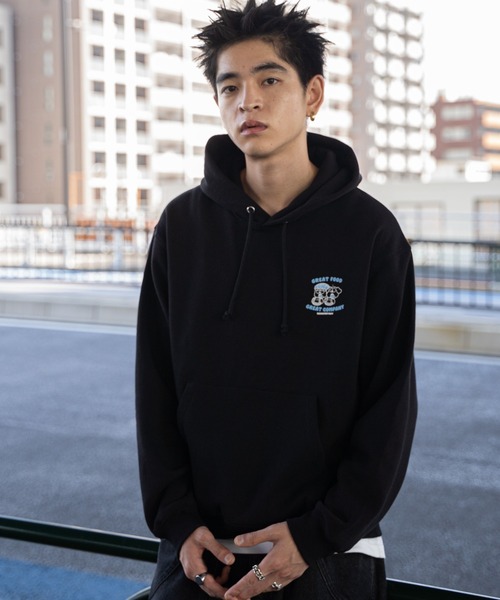 WEGO パーカー WEGO/リラックスフィットTHEBOYグラフィック