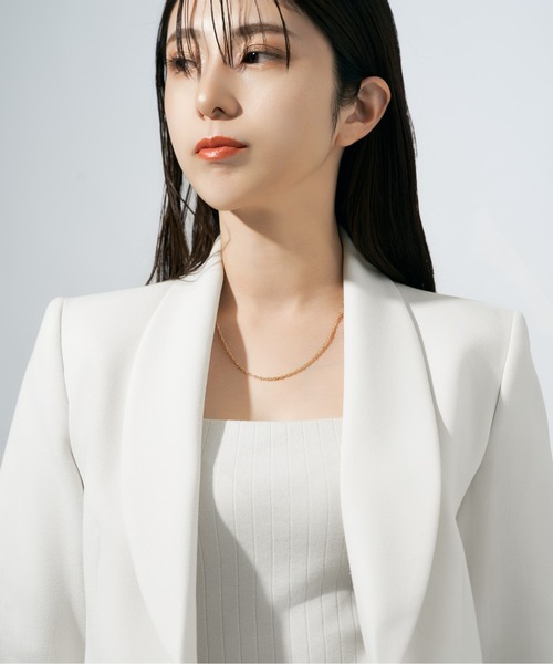 Jewel closet by L&Co. ネックレス K18 地金 デザインチェーン（中空
